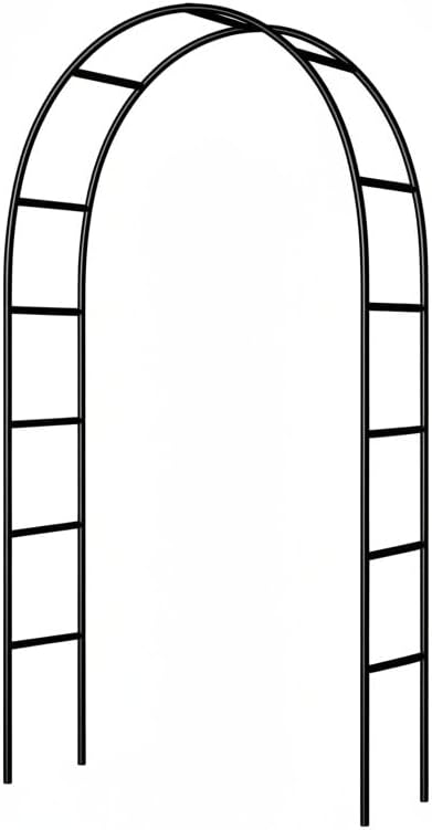 Elegant Metal Garden Pergola Arbor 55" W x 94.5" H Trellis