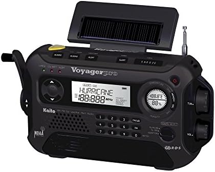 Kaito Voyager Pro KA600 Digital Solar Dynamo Hand Crank AM/FM/LW/SW & NOA...
