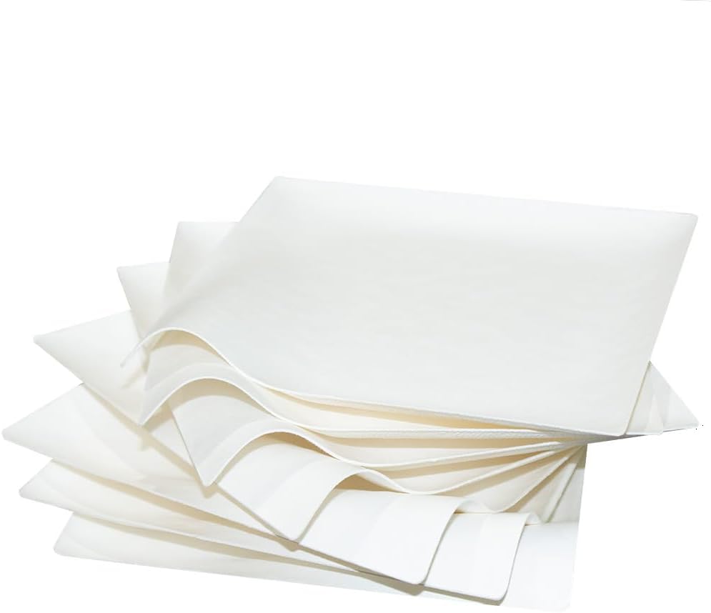 50ct Small 5.9'' Square White Sugarcane Mini Appetizer Plates | CMJJ