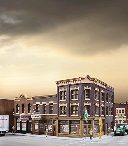 Walthers Cornerstone HO Scale Model Merchant's Row V Large