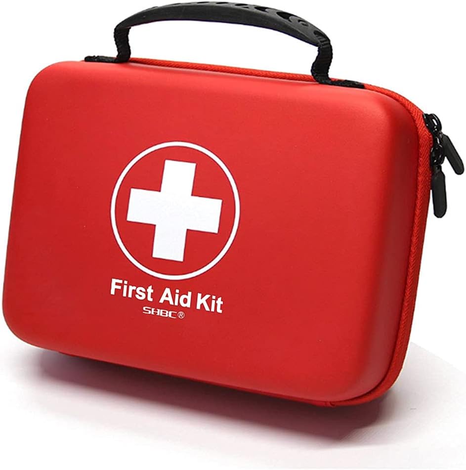 Compact First Aid Kit (228pcs) Designed for Family Emergency Care. Waterproof...