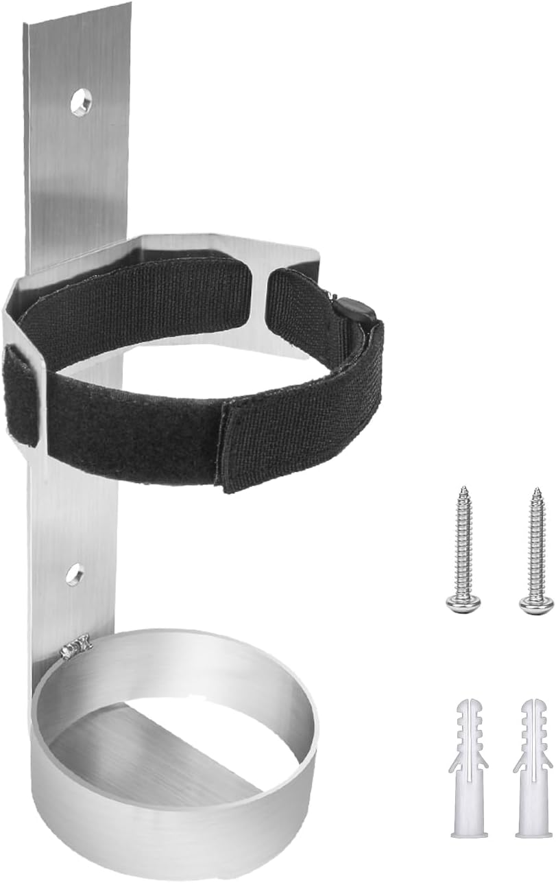 Boat Steel Fire Extinguisher Bracket,304 Stainless Steel Mounting Bracket wit...