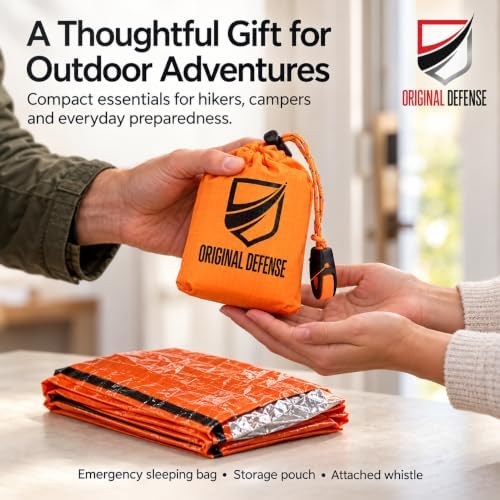 Original Defense® Emergency Sleeping Bag – Waterproof Bivvy Sack & Surviv...