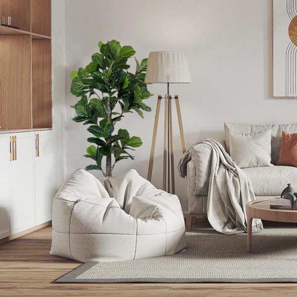 Aveyas 6ft Artificial Fiddle Leaf Fig Tree for Home Decor, 6 Feet Large Faux ...