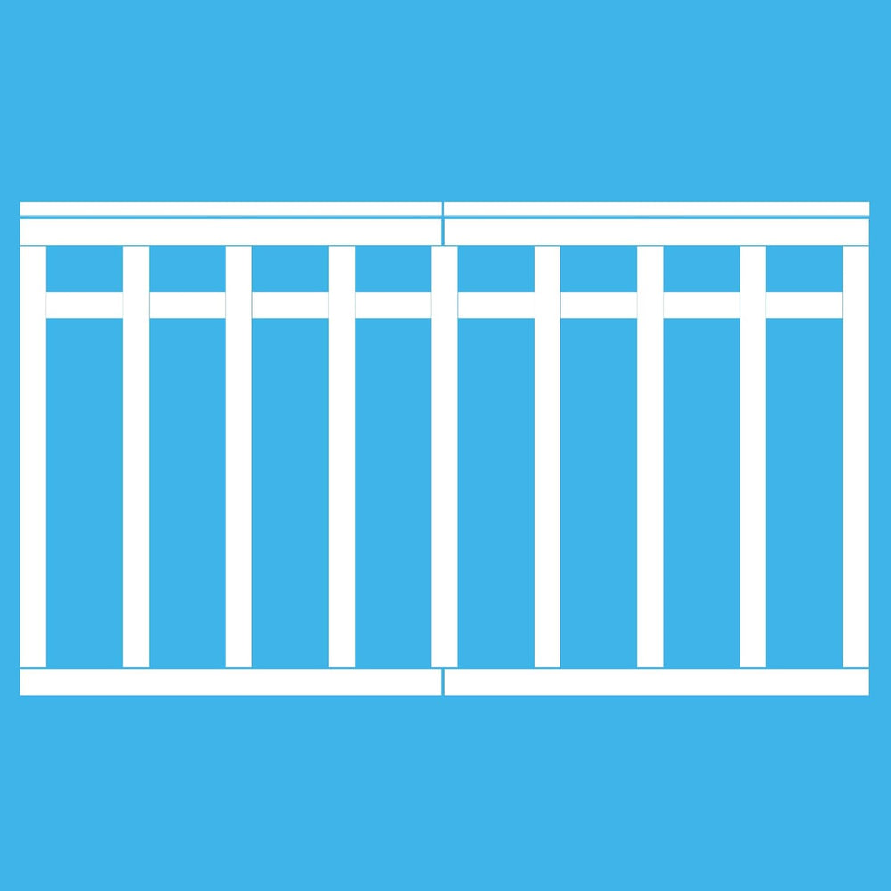 Art3d Premade Paintable Board and Batten Wainscoting Kit, 94.5 x 54 in