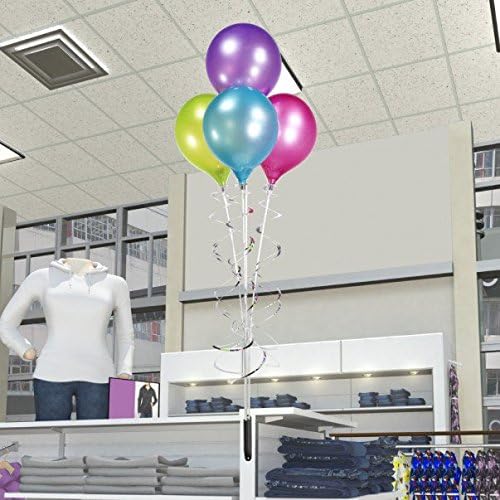 PermaShine - Reusable and Helium Free Balloon Bouquet - Permanent Plastic Ind...