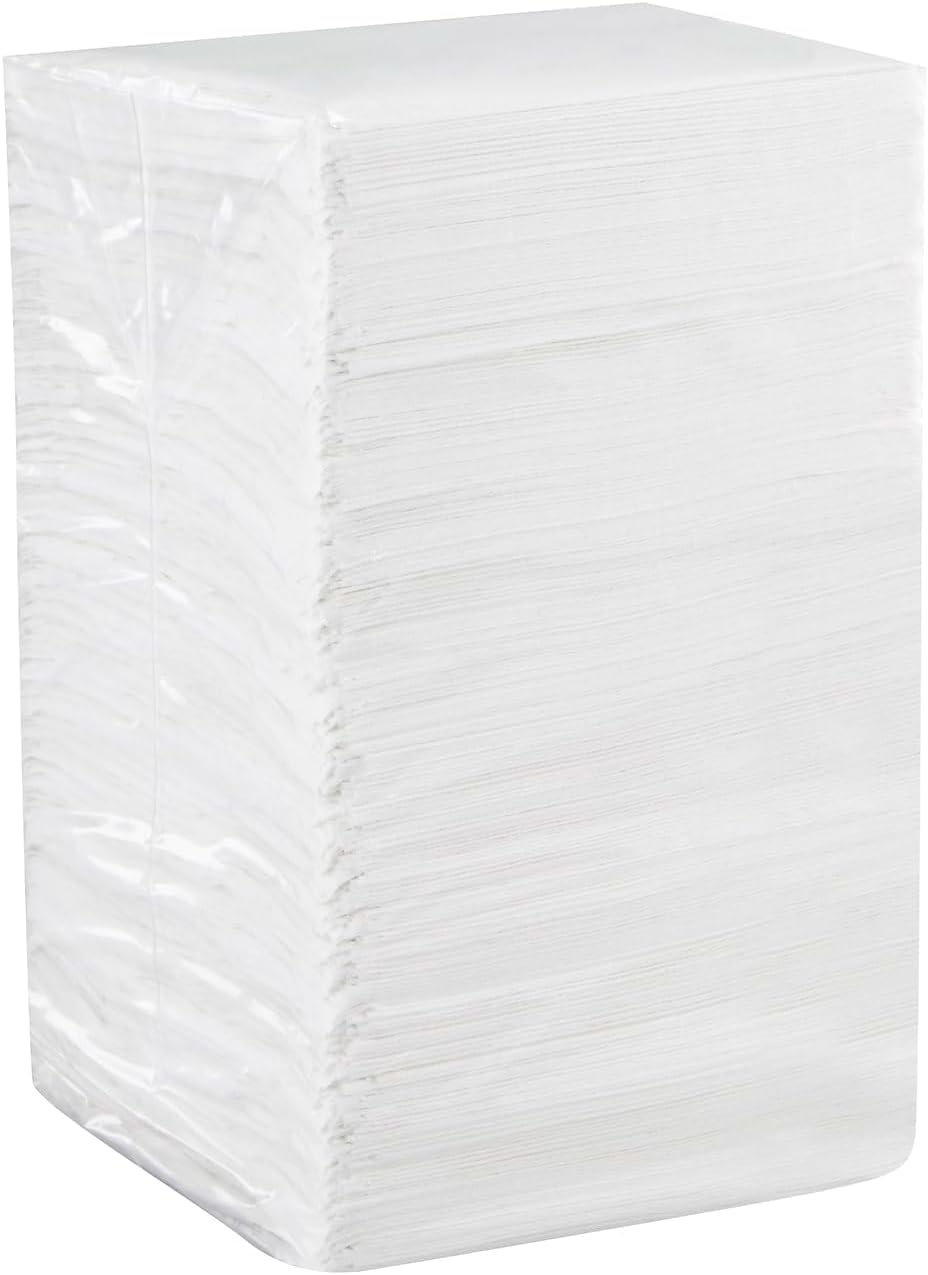 Dixie 1-Ply Beverage Napkin by GP PRO (Georgia-Pacific), White, 1/4 Fold, 960...