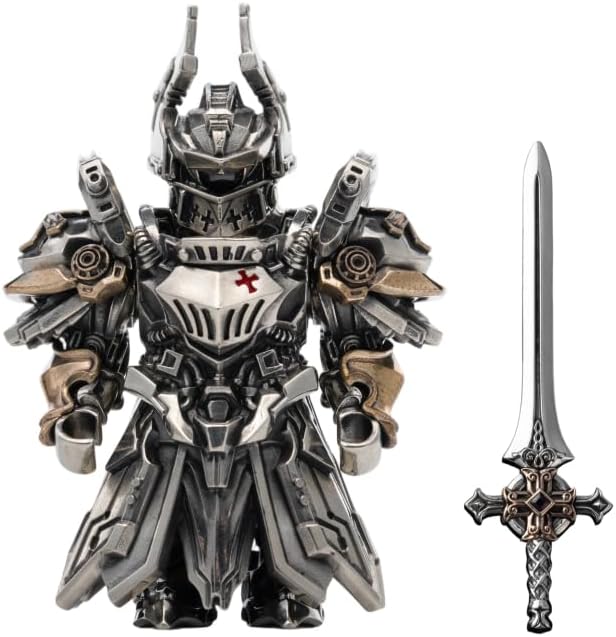 COPPERTIST.WU Mech Justicar Knight Figure Gothic Mecha Fantasy Statue Ornamen...
