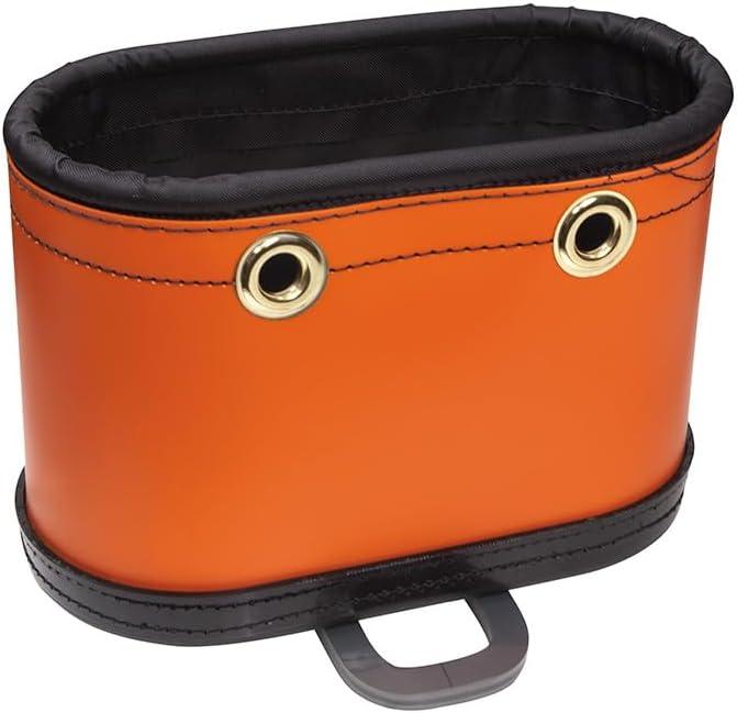 Klein Tools 5144BHB Oval Hard-Body Bucket with Kickstand, 15-Pocket