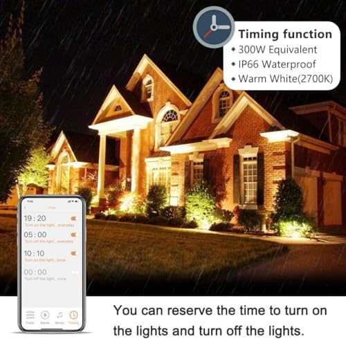 MELPO Led Flood Light 30W, 300W Equivalent Outdoor Color Changing Lights