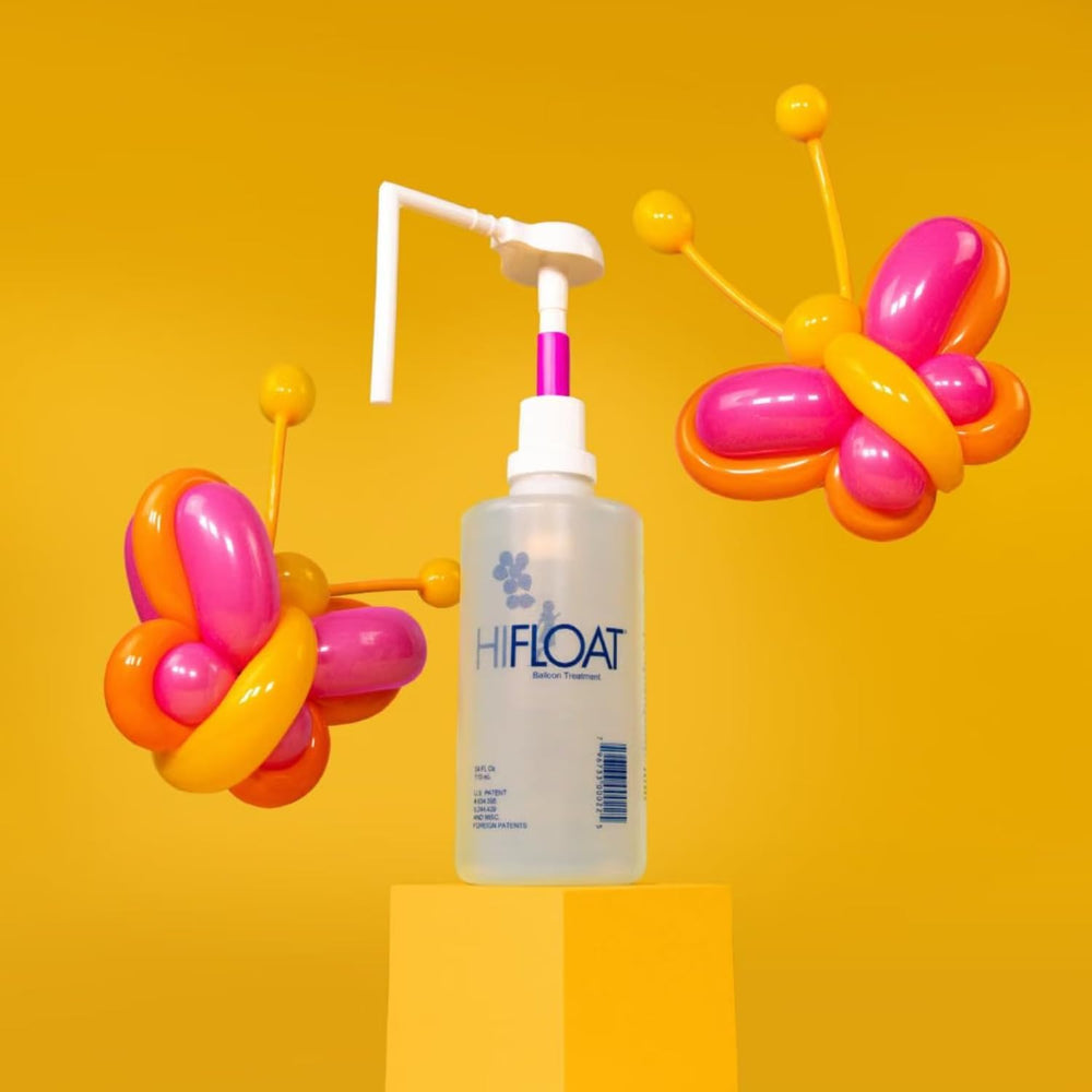 Hi-Float Company Ultra Hi-Float Balloon, 24 oz, Multicolor, with Pump