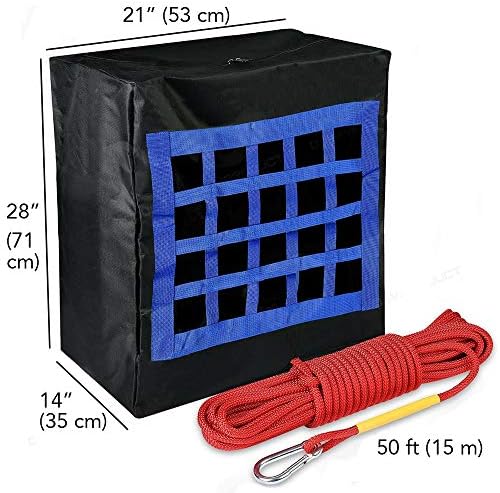 Emergency Escape Bag for Pets up to 100 Lb, Rope 50ft Incl, 28"x21"...