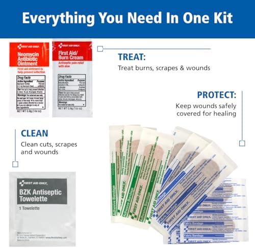 SmartCompliance 50-Person OSHA First Aid Cabinet with Medications