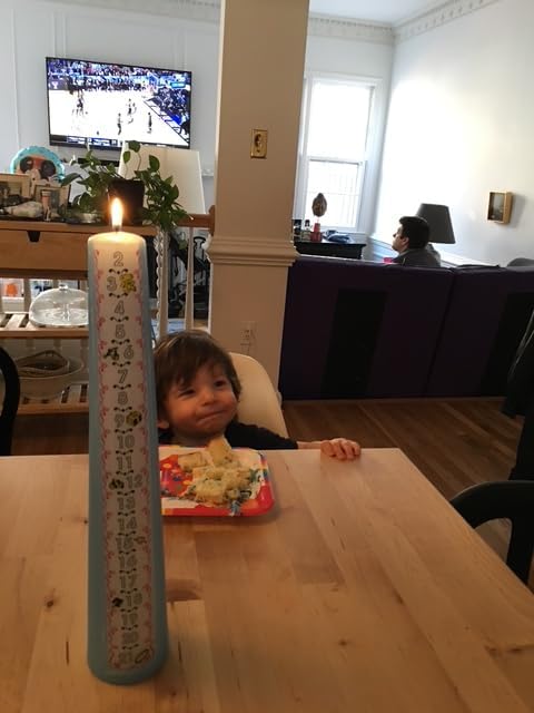 Personalized Birthday Countdown Candle, 1-18 Years, 15 Inch Tall Candle with ...