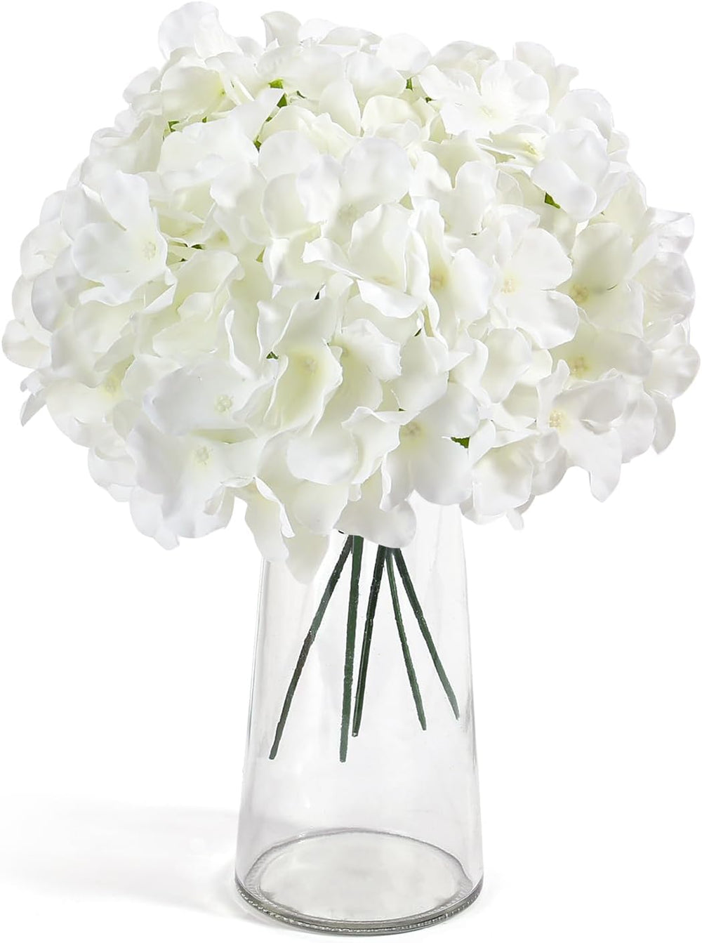 Auihiay 204Pcs Hydrangea Artificial Flowers Bulk, Silk Hydrangeas Flowers