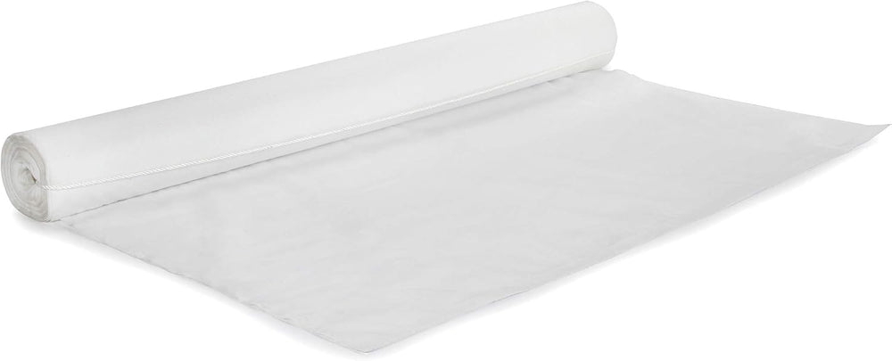 Darice White Poly Linen Aisle Runner – Adhesive Strip, Rope Handle for Easy U...