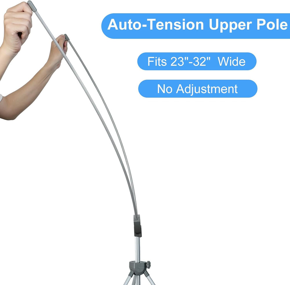 Adjustable X Banner Stand Fits Any Banner Size Width 23" to 32" and...