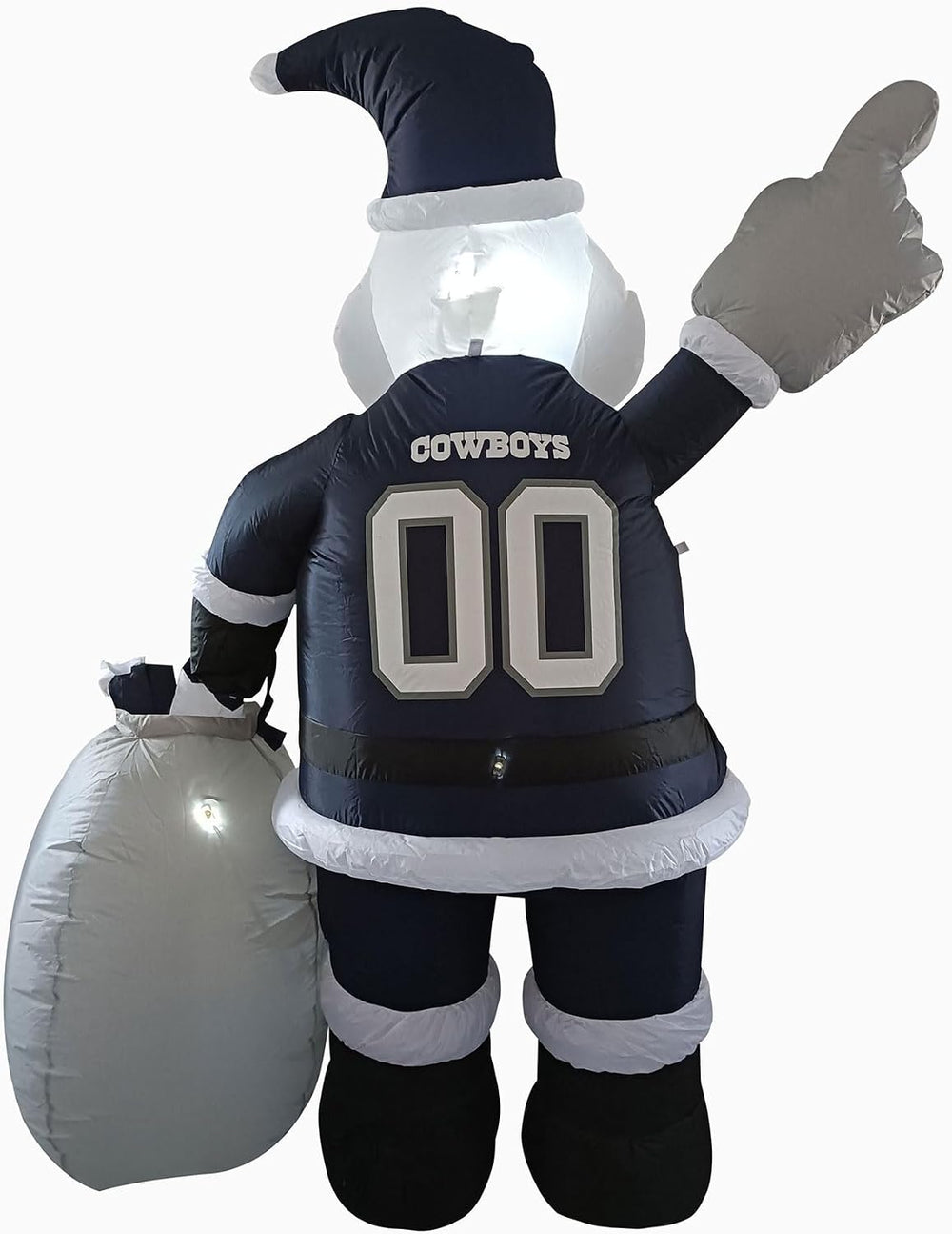 Dallas Cowboys 7' Inflatable Santa