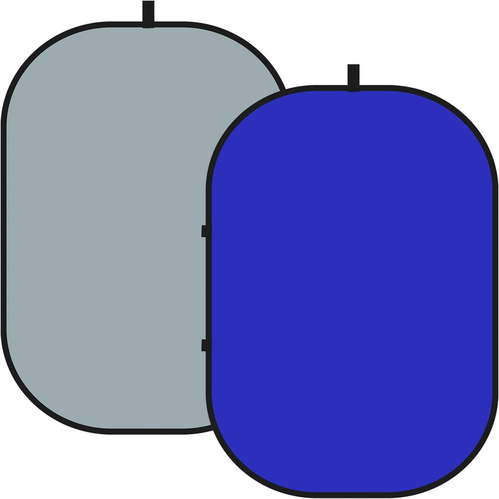 NEEWER Chromakey Backdrops, Double-Sided Blue and Grey Screen, 2 in 1