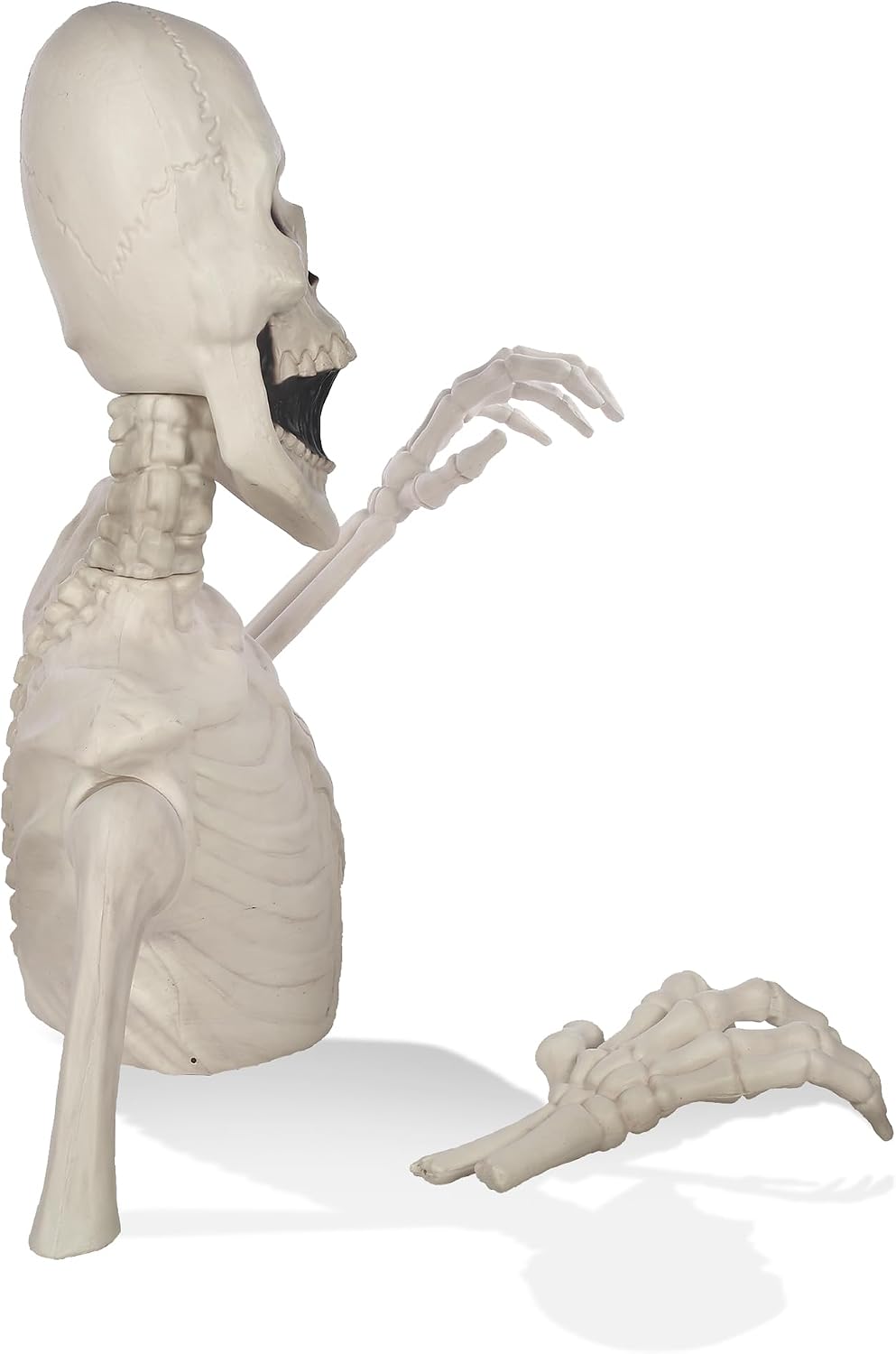 BOO BOX 3 Ft. Halloween Groundbreaker Skeleton, Giant Outdoor Decoration for ...