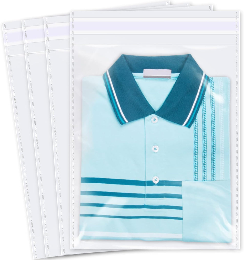 500 Pcs 11" x 14" Clear Cellophane Bags