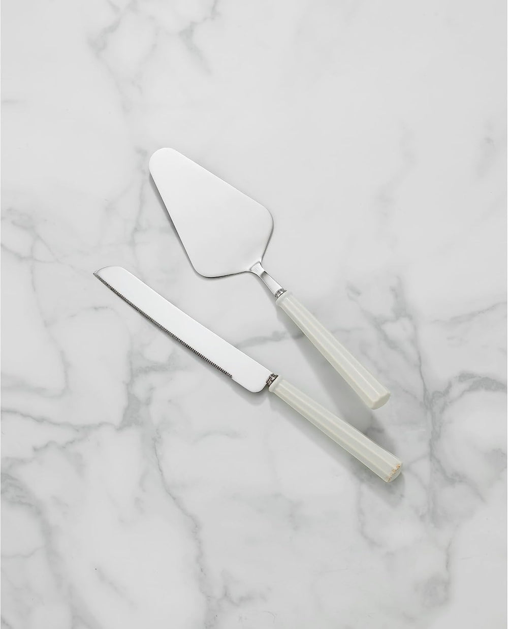 Lenox French Perle Scallop Silverware Cake Dessert Set, 2-Piece, Flatware