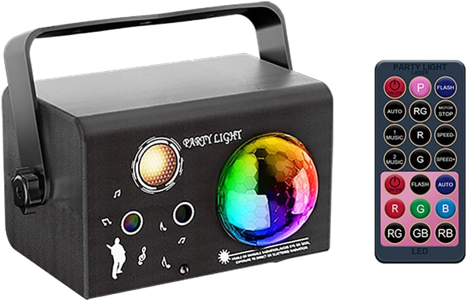 Party Lights DJ Disco Ball Stage Strobe LED Projector