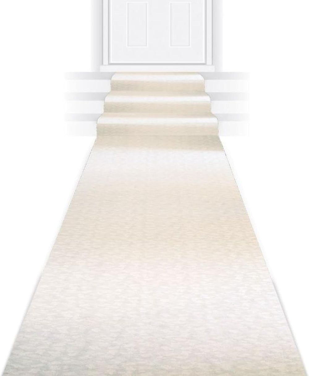 Beistle Wedding Celebration Party Aisle Runner - 100' - White