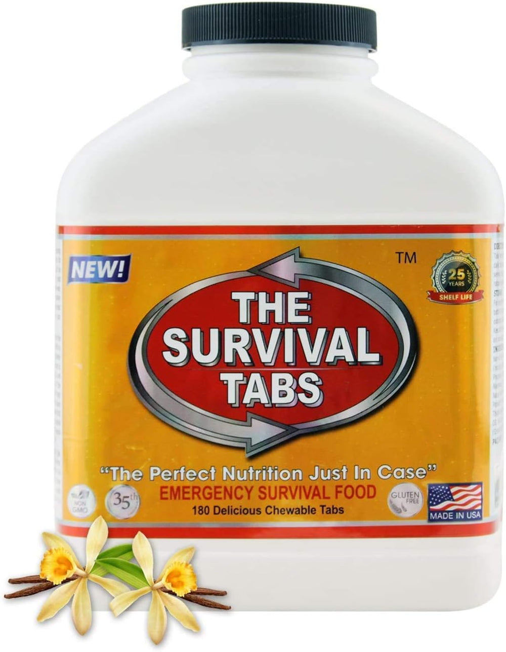 Survival Tabs – Emergency Food Supply – 15-Day Original Tabs, USA, Portable