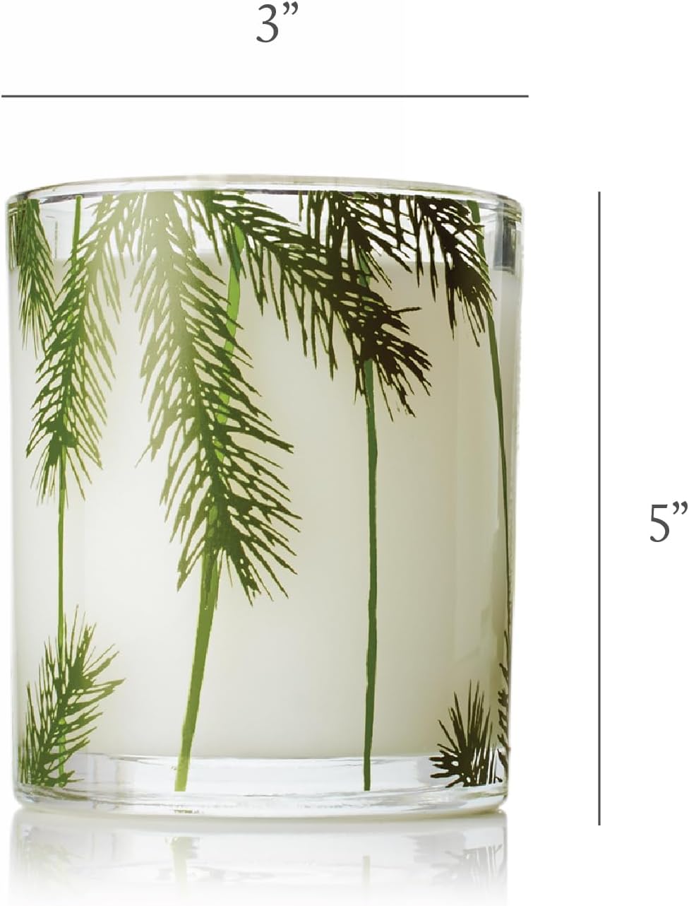 Thymes Frasier Fir Pine Needle Candle – Holiday Candles for Home Scented with...