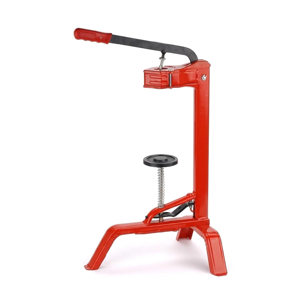 Italian Floor Wine Corker for Bottling, Adjustable Plunger and Grip Handle