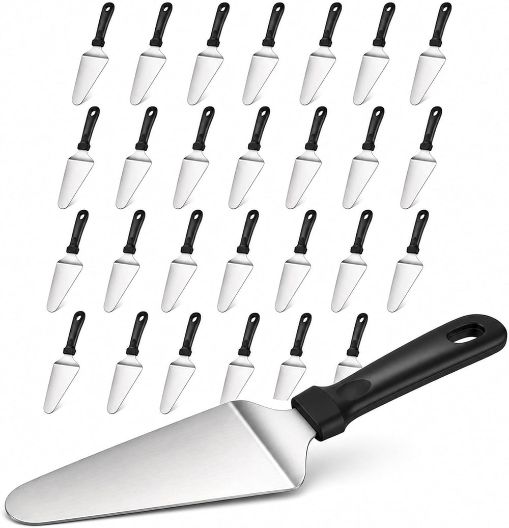 RHBLME 25 Pack Pizza Spatula, Pie Server Pie Cutter Cake Cutter, Stainless St...