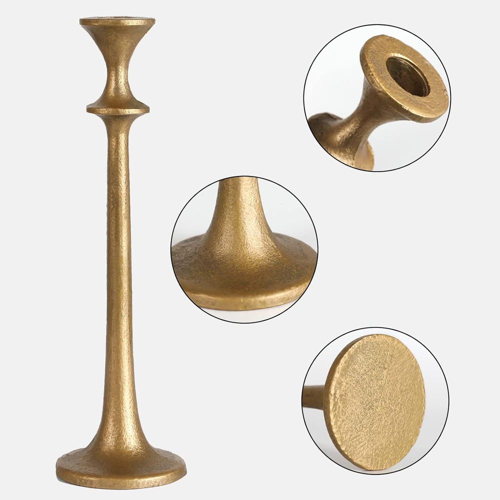Iron Taper Candle Holder - Set of 3 Decorative Candle Stand
