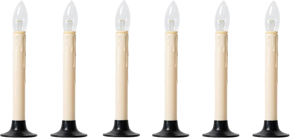 Celestial Lights Classic Battery Operated Window Candle with Streetside Brigh...