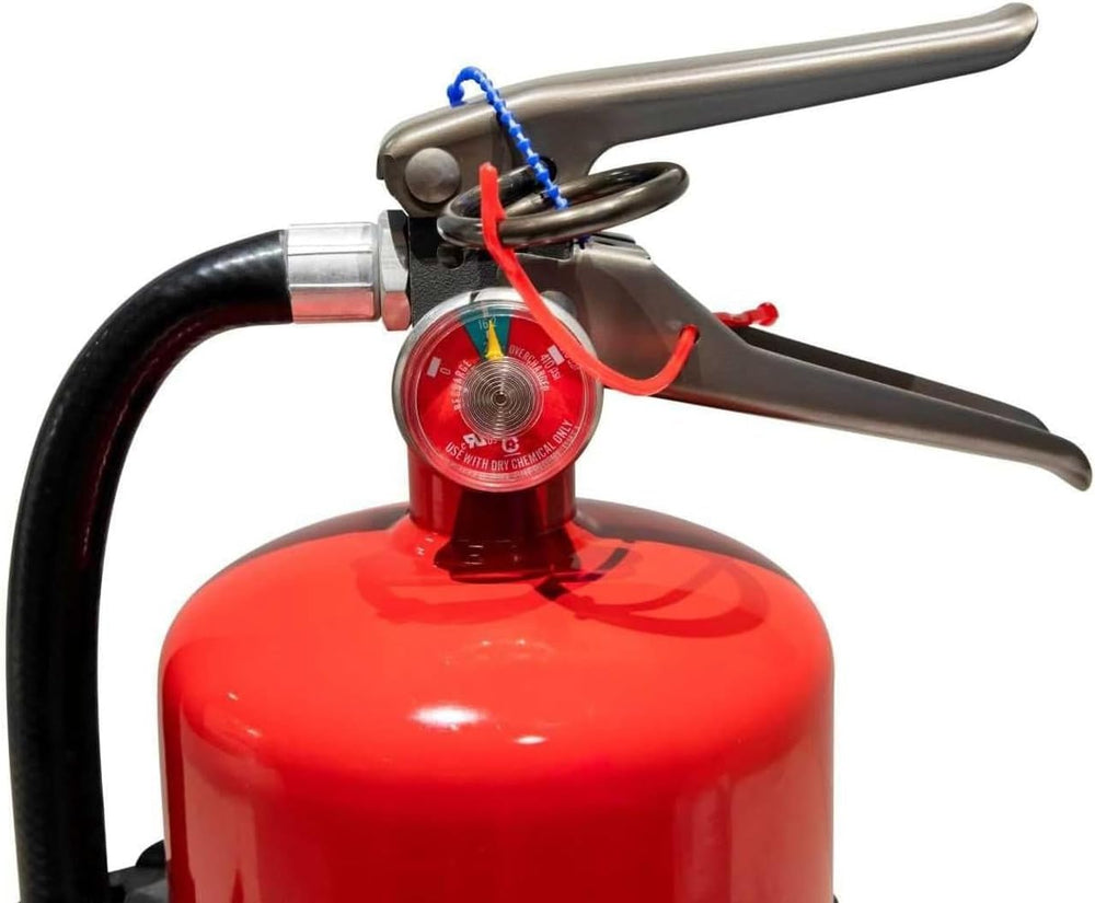 Strike First ABC Fire Extinguisher 5 lb | 3A:10BC Dry Chemical, Pressure Gaug...