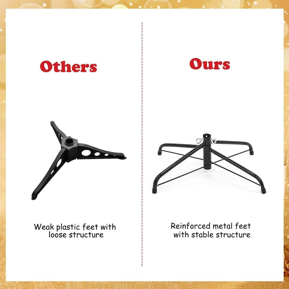 HAPPYGRILL 6FT Pencil Christmas Tree Slim Xmas Tree for Home Outdoor Decorati...