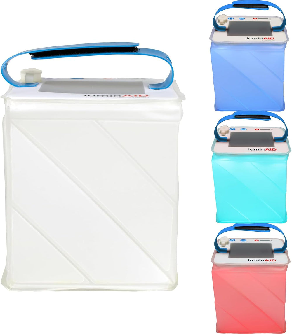 LuminAID Nova Colors Inflatable Solar LED Camping Lantern, 8 Color Modes