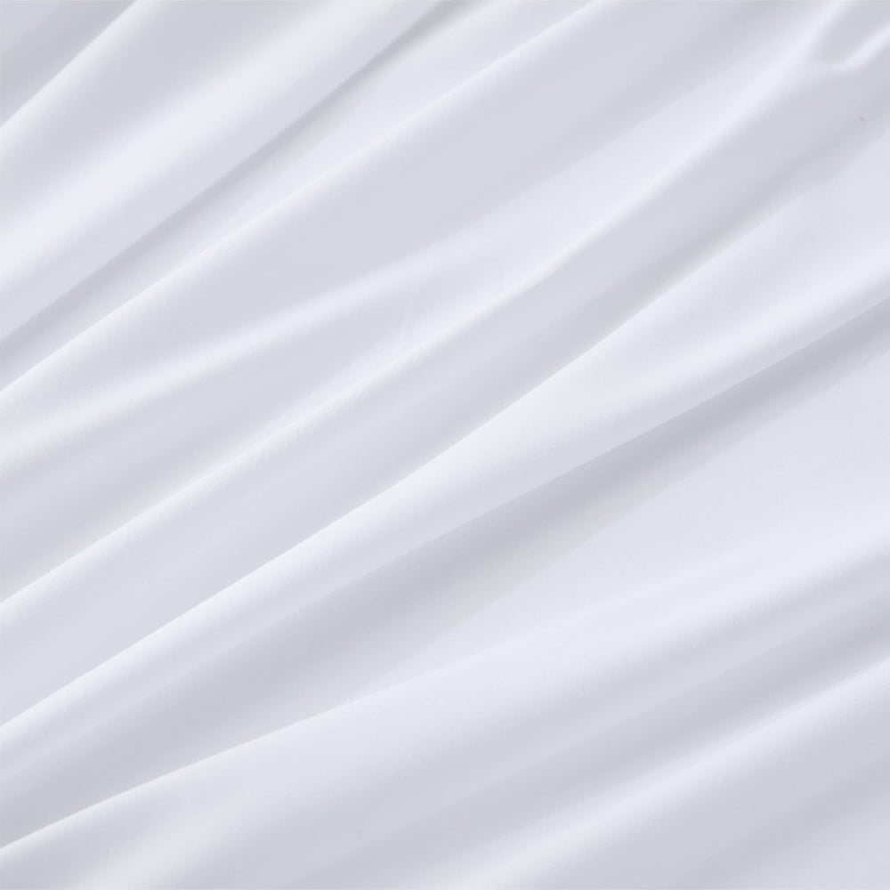 Maple&Stone Twin Flat Sheets Only Bulk Pack of 6 Wholesale Bedding White