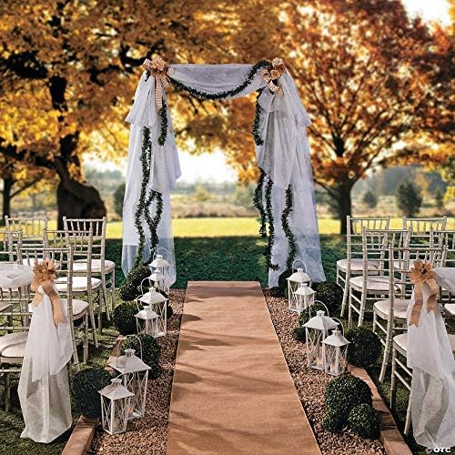 Fun Express Burlap Aisle Runner 3x50ft