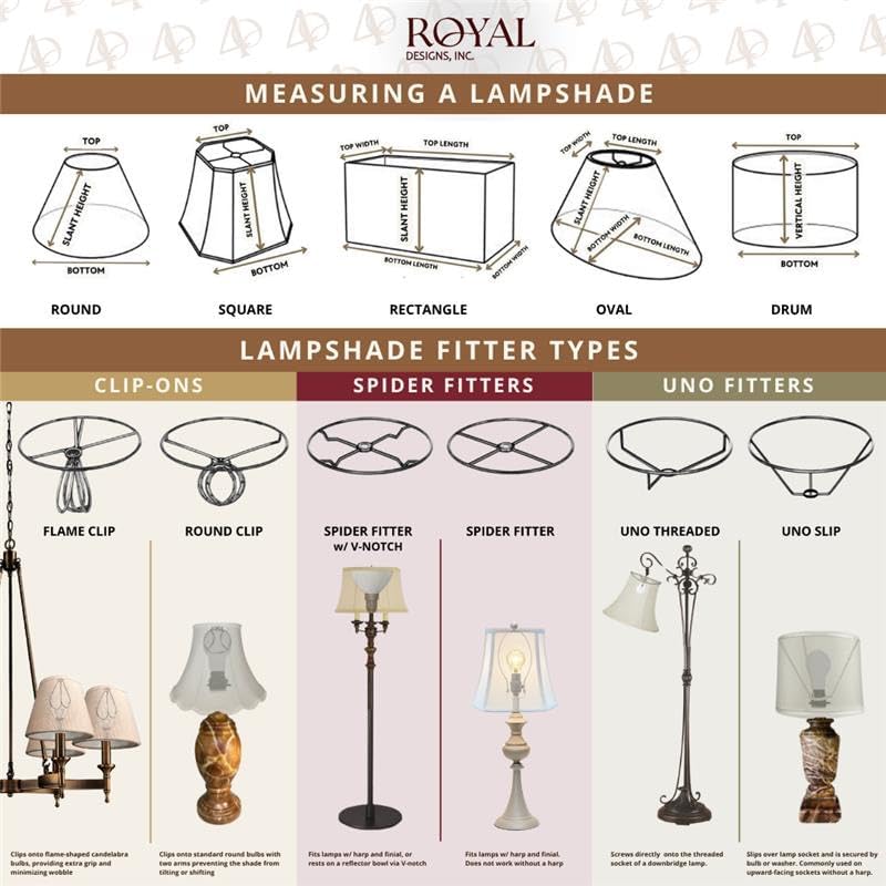 Royal Designs, Inc. CS-310B-5WH-6 Beaded Bell Chandelier Shade, 3 x 5 x 4, Wh...