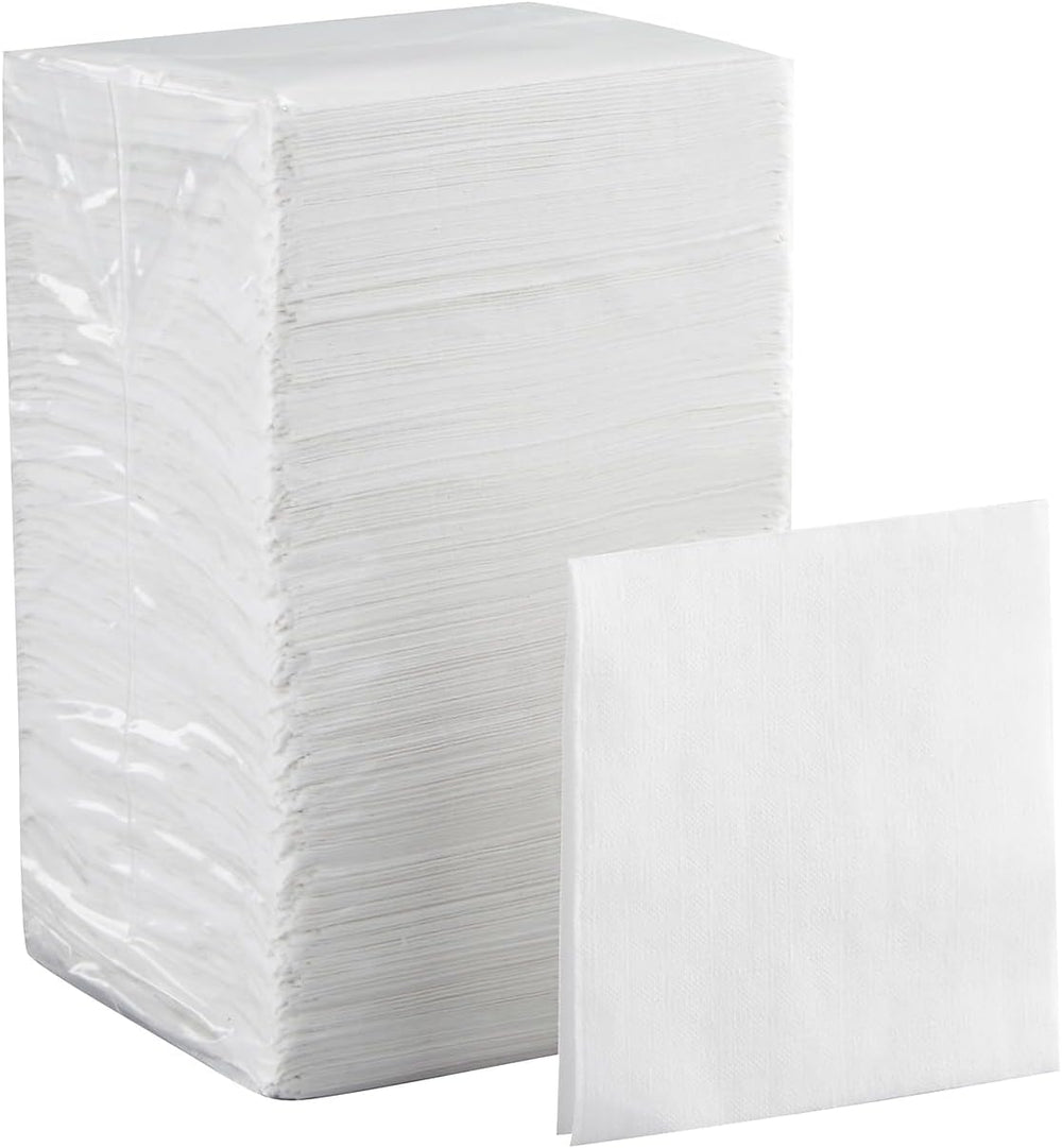 Dixie 1-Ply Beverage Napkin by GP PRO (Georgia-Pacific), White, 1/4 Fold, 960...