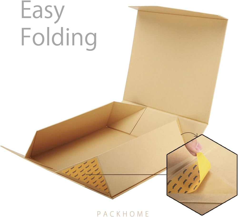 3 Extra Large Kraft Gift Box Magnetic Lid 17x14.5x5.5in