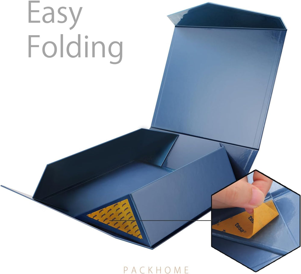 17x14.5x5.5 Inches, Extra Large Gift Box with Lid, Magnetic Closure Box for C...