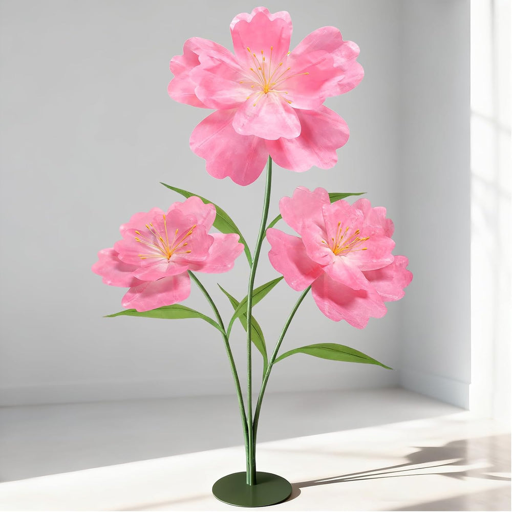 Giant Artificial Paper Flowers for Decoration, Big Fake Flowers