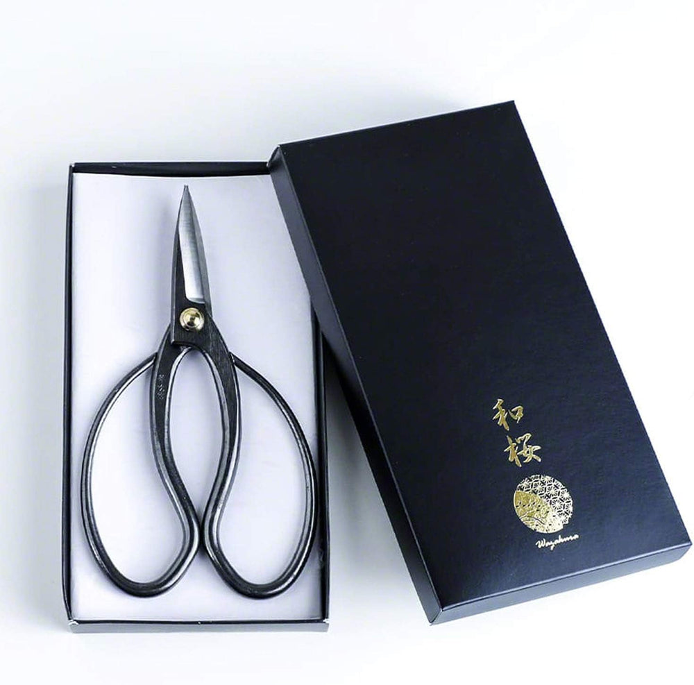 Wazakura 4PCS Bonsai Tool Kit, Traditional Scissors and Concave Cutter