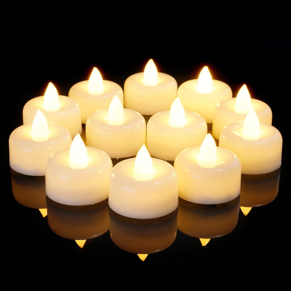 Amagic 150Pack Fake LED Tea Lights Candles Battery Operated, Warm White