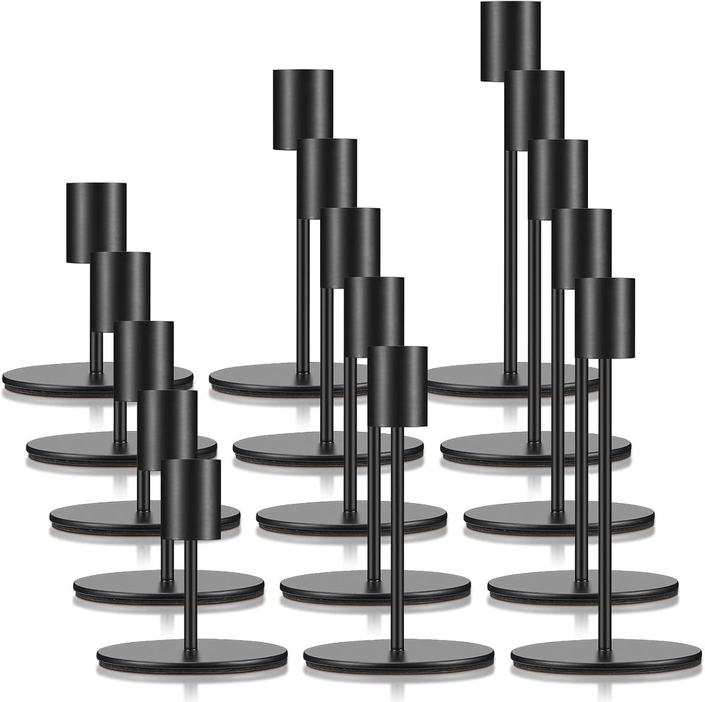 Sieral Candle Holders Bulk Taper Candlesticks Holders Set Modern Decorative M...