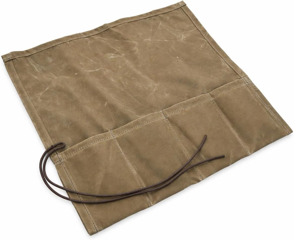 Bushcraft Knife Roll, Waxed Canvas Tool Roll