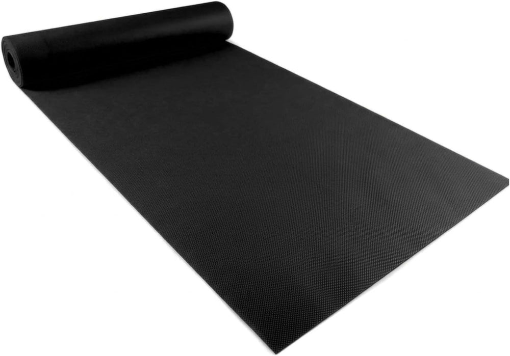LEMONSODA Black Carpet Floor Runner, 3x50 Feet, Non Slip Polypropylene