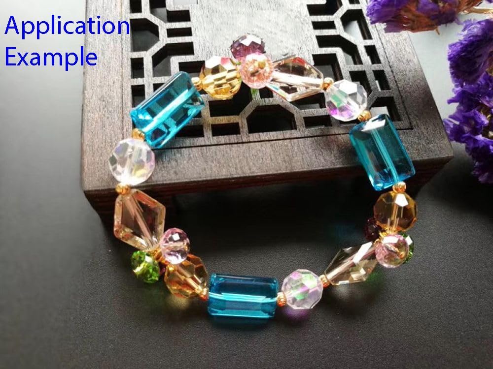 100pcs Adabele Austrian 14mm Sparkle Rectangle Crystal Beads Crystal Clear